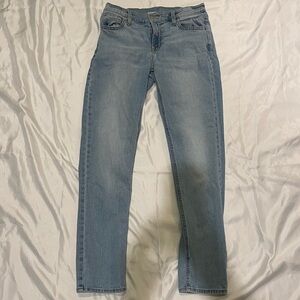 Old Navy Mid-Rise Boyfriend Jeans in Light Blue